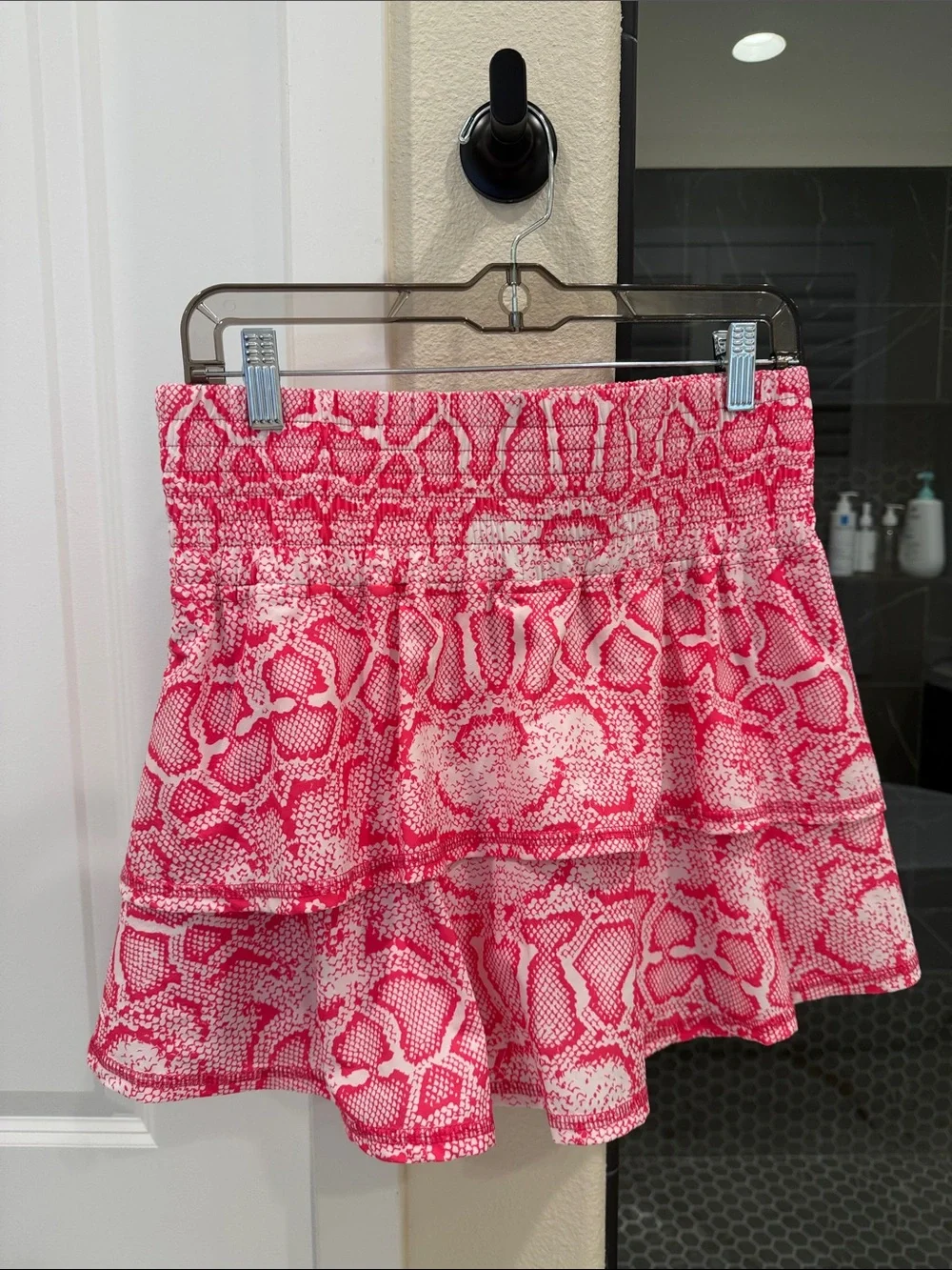 The Bubble Lifestyle Pink Snakeskin Skirt - Picture 2 of 5
